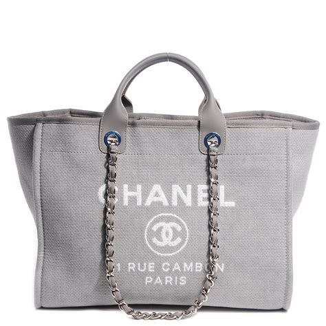 chanel deauville canvas tote bag replica|chanel deauville canvas tote handbag.